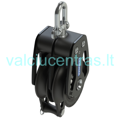 LEWMAR dvigubas blokas su kilpa ir šekeliu 50-60mm